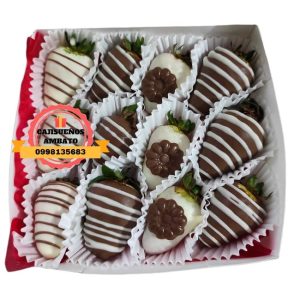 fresas con chocolate en ecuador