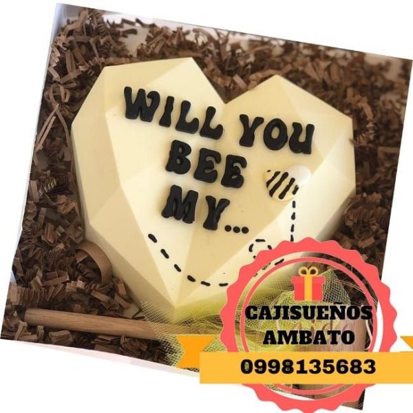 Corazón Mediano regalos con chocolate en ambato