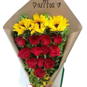 Girasol Destacado ramos con girasoles