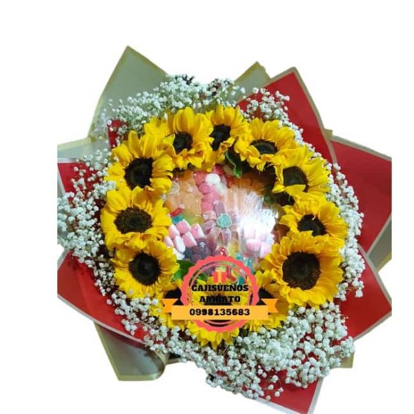 Gomi Bouquet regalo girasoles en ambato