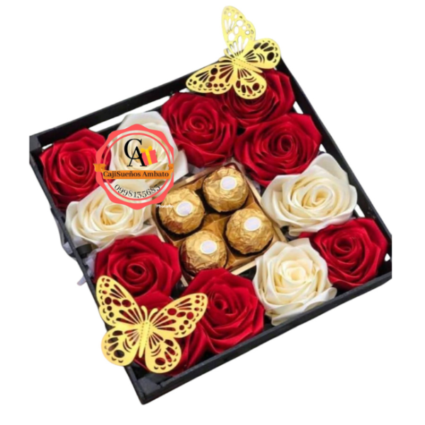 Rose Butterfy regalos con rosas ternas en ambato