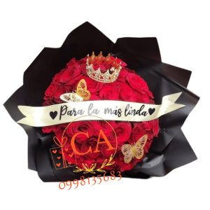 ramo con rosas personalizado